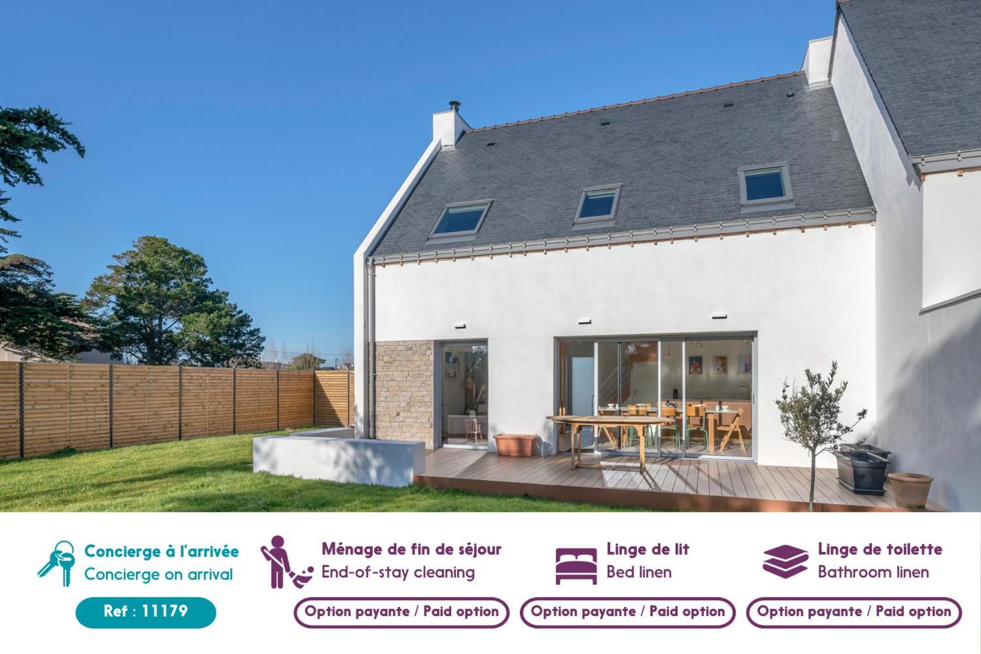 300M De La Plage - Belle Maison A Sarzeau Bagian luar foto
